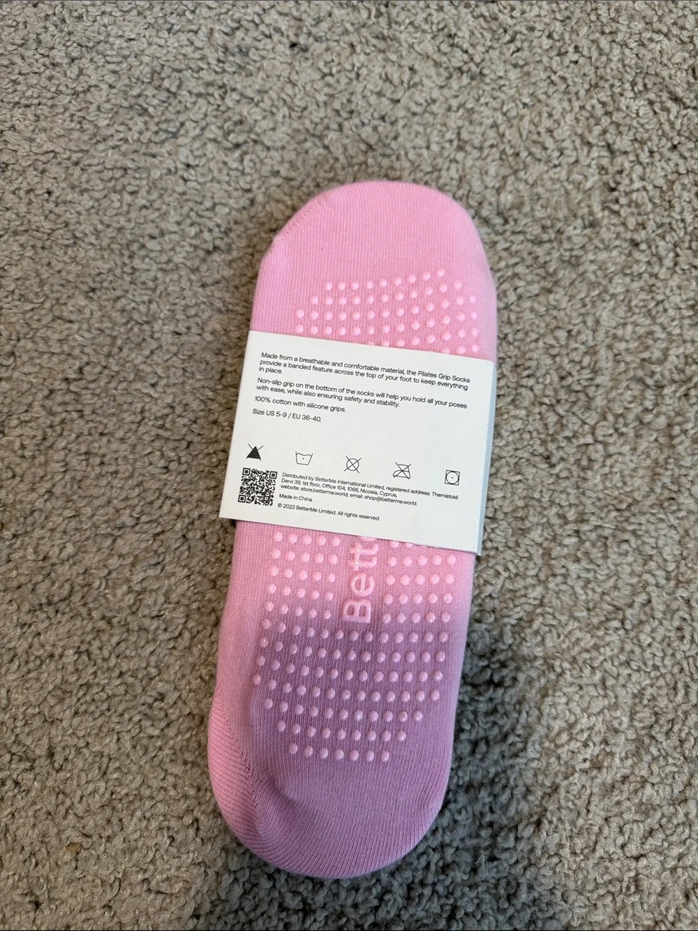 BetterMe Pilates Grip Socks